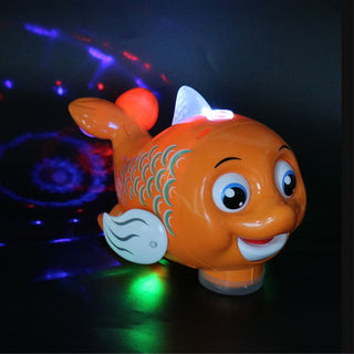 Musical Fish Toy for Kids | Ball Thrower Bump n Go Fish