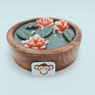 Floating Blossoms - Lotus in Tub Candle