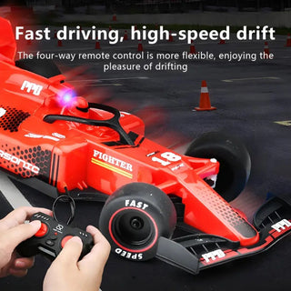 F1 Racing Remote Control Car with Smoke Effect – 1:24 Scale Drift Formula RC Car