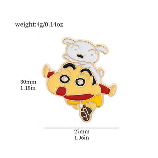 Loveable Shin Chan Lapel Pins