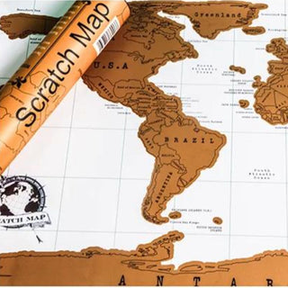 Travel Sojourns - Scratch World Map