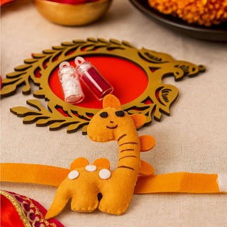 Full-Body Felt Animal Rakhi Collection – Soft Rakhis for Babies n Toddlers