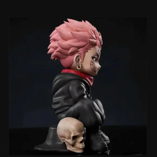 Ryomen Sukuna Cute Sitting PVC Statue – Jujutsu Kaisen Collectible (12cm)