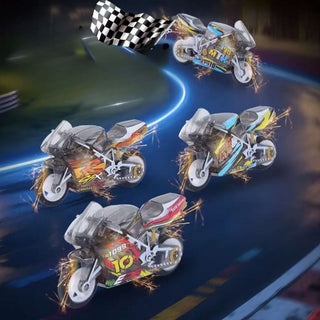 Sparking Stunt Bike Toy