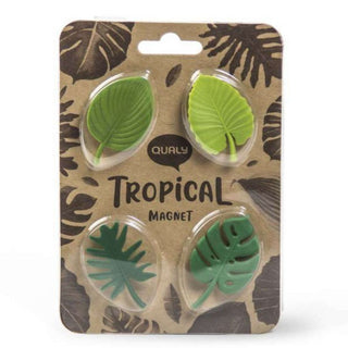 Tropical Leaves Fridge Magnets | Cute Fridge Magnets [ Set of 8 ]