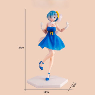 Rem Crystal Dress Ver. PVC Figure | Re:Zero Anime Collectible Figurine (25cm)