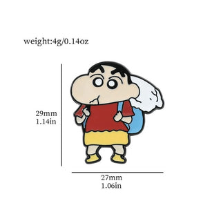 Loveable Shin Chan Lapel Pins