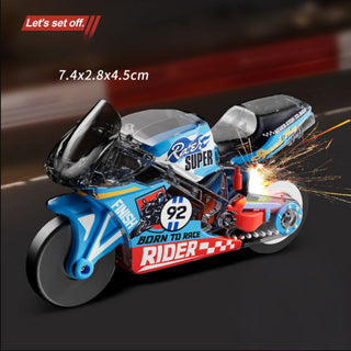 Sparking Stunt Bike Toy