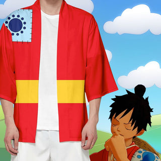 One Piece Luffy Shirt Cosplay Costume