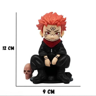 Ryomen Sukuna Cute Sitting PVC Statue – Jujutsu Kaisen Collectible (12cm)