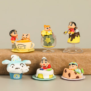 Foodie Shin Chan Figurines