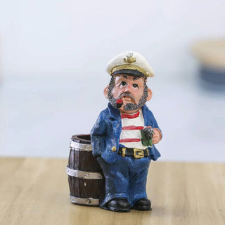 Nautical Captain Toothpick Holder: Perfect Home and Restaurant Table Decor