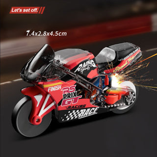 Sparking Stunt Bike Toy