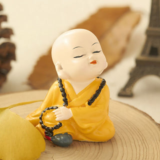 Meditating Monks - Pray for Peace (set of 4)