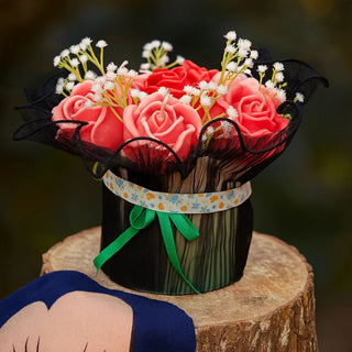 Rose Bloom Candle Bouquet | Handcrafted Soy Wax Rose Candles Gift Box