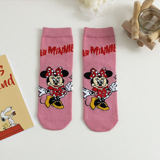 Cute Cartoon Socks | Mickey n Friends Socks [ Set of 5]