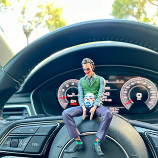 Car Dashboard Joker Statue – Unique Auto Decor for DC Fans