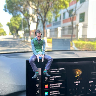 Car Dashboard Joker Statue – Unique Auto Decor for DC Fans