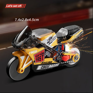 Sparking Stunt Bike Toy