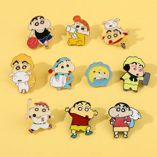 Loveable Shin Chan Lapel Pins