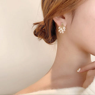 Fat Pearl Earring Collection | Elegant Pearl Ear Studs