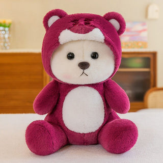 Hoodie Bear Plush Toy | Cute Blush Cheek Bear