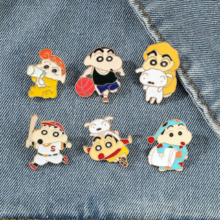 Loveable Shin Chan Lapel Pins