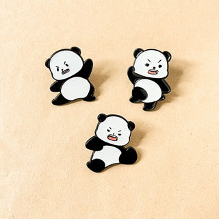 Panda Brooch Badge