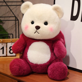 Hoodie Bear Plush Toy | Cute Blush Cheek Bear