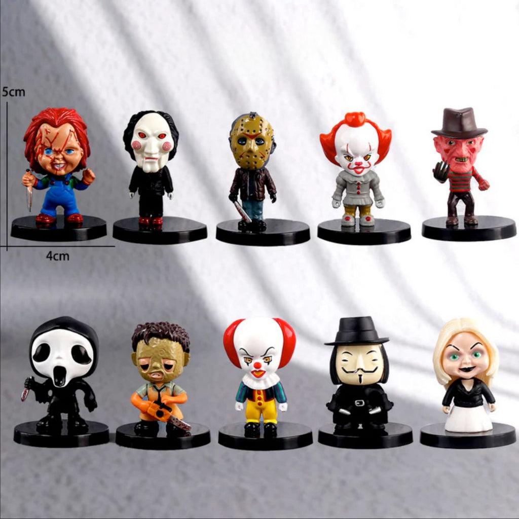 Horror Character Collection Horror Movie Action Figure Set | Killer Set Halloween Collection ...