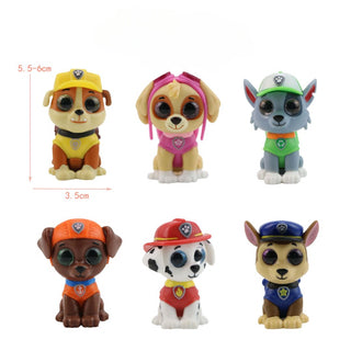 Paw Petrol Figurine Set | Cute Dog Figures [Set of 6]