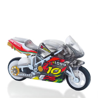 Mini Sparking Stunt Bike Toy – Pull Back, Pop Wheelies &amp; Ignite the Fun!