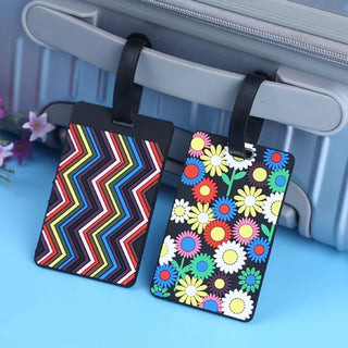 Colorful Patterns Luggage Tag