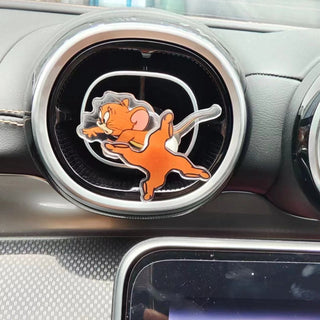Tom Jerry Spike Car Air Vent Clip Spinner | Funny Rotating Dashboard Decor