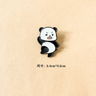 Panda Brooch Badge