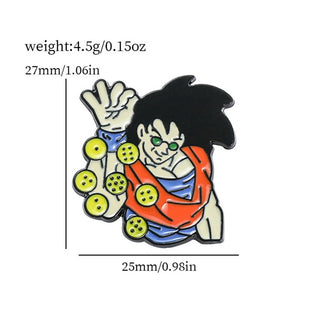 DragonBall Z Fighter Brooches | Power Up Your Style