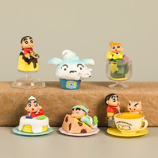 Foodie Shin Chan Figurines