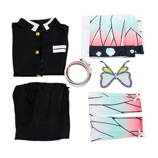 Shinobu Kocho Cosplay Costume | Kimono Dress for Demon Slayer Girl