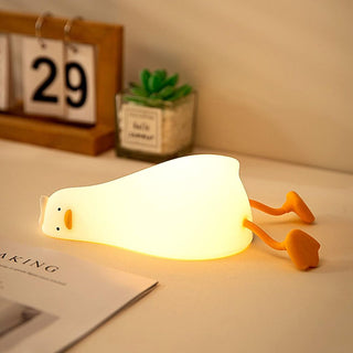 Sleeping Duck Silicon Lamp | Cute Duck Touch Sensor Lamp