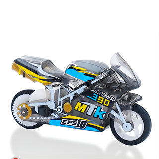 Mini Sparking Stunt Bike Toy – Pull Back, Pop Wheelies &amp; Ignite the Fun!