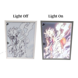 One Piece Light Painting | Luffy Crew LED Light Painting