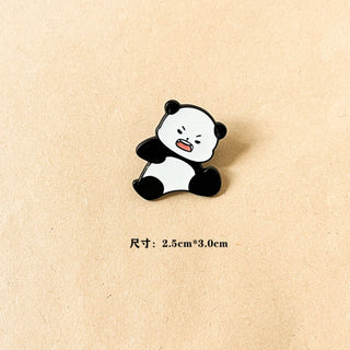 Panda Brooch Badge