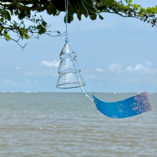 Tree Transparent Glass Blessing Bell