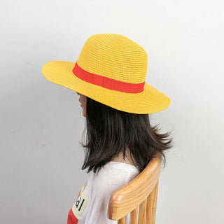 Monkey D. Luffy-Inspired Cosplay Straw Hat (Yellow)