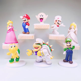 The Mushroom Kingdom Crew | Mario Collectible Figurines (Set of 8)