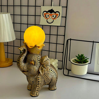 Adorable Elephant | Nightlight by Night, Desk Lamp by Day