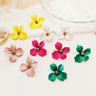 Cute Flower Shaped Ear Studs