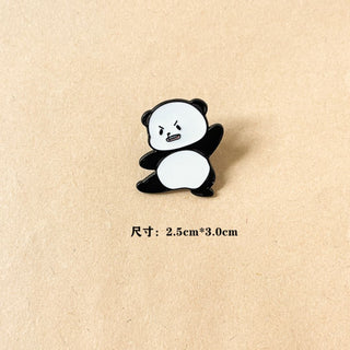 Panda Brooch Badge