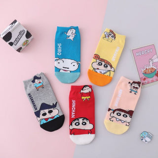 Shin Chan Family Socks