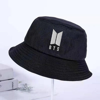 BTS Style Bucket Hat | Stylish Cotton Unisex Hat for Outdoor Adventures